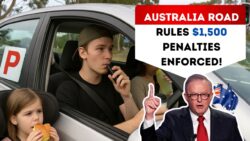1,500 new penalties added to road code 1 November Australia strengthens anti-distraction law โ for in car eating/drinking/vaping