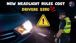 New headlight rule enforcement in Australia from 1 November 2025 penalty about 250 dollars who is affected