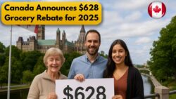CRA $628 Grocery Rebate 2025 Eligible Recipients List Rate Table by Province – What the beneficiaries receive deposit timeline and status