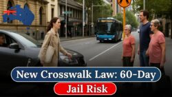 Australia Enforces Tough New Crosswalk Penalties – 60 Days Jail or $1,000 Fine on Drivers from December 1