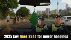 Parents P Platers and seniors 2025 mirror hanging rules at $344 – Camera detection zones for motorists