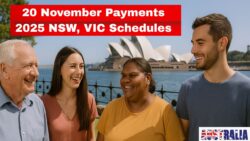 20 November payment increase across categories, NSW and VIC schedules posted to myGov
