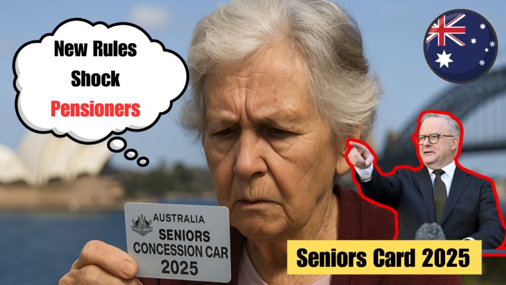 Seniors Concession Card Rule Changes